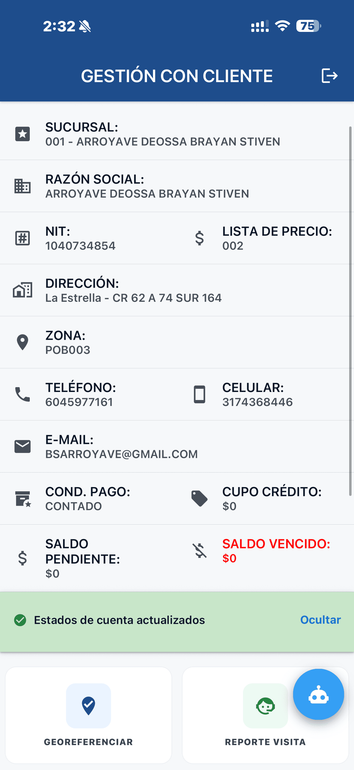 App Vendedores - Vista previa 3