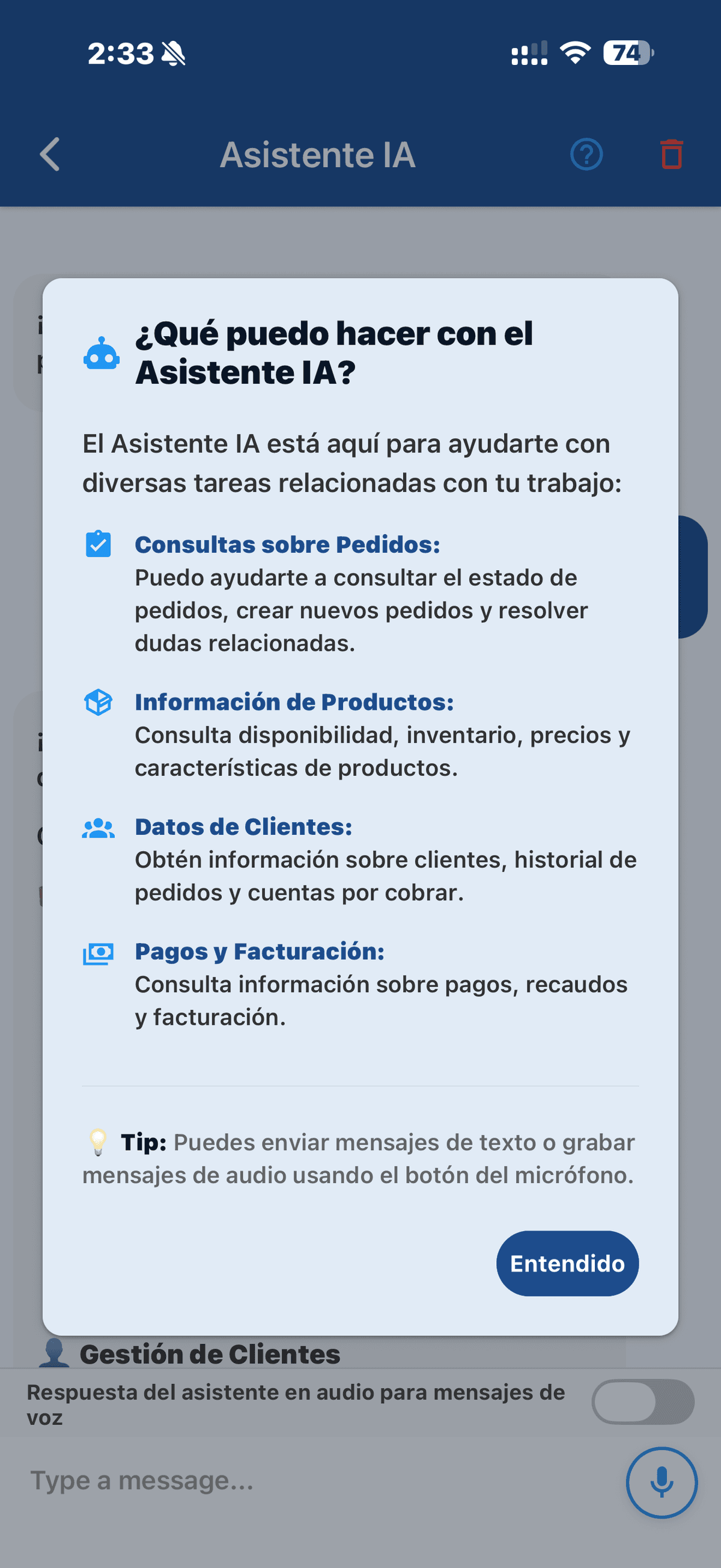 Smart AI Agent - Vista previa 2